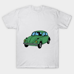 Green Car T-Shirt